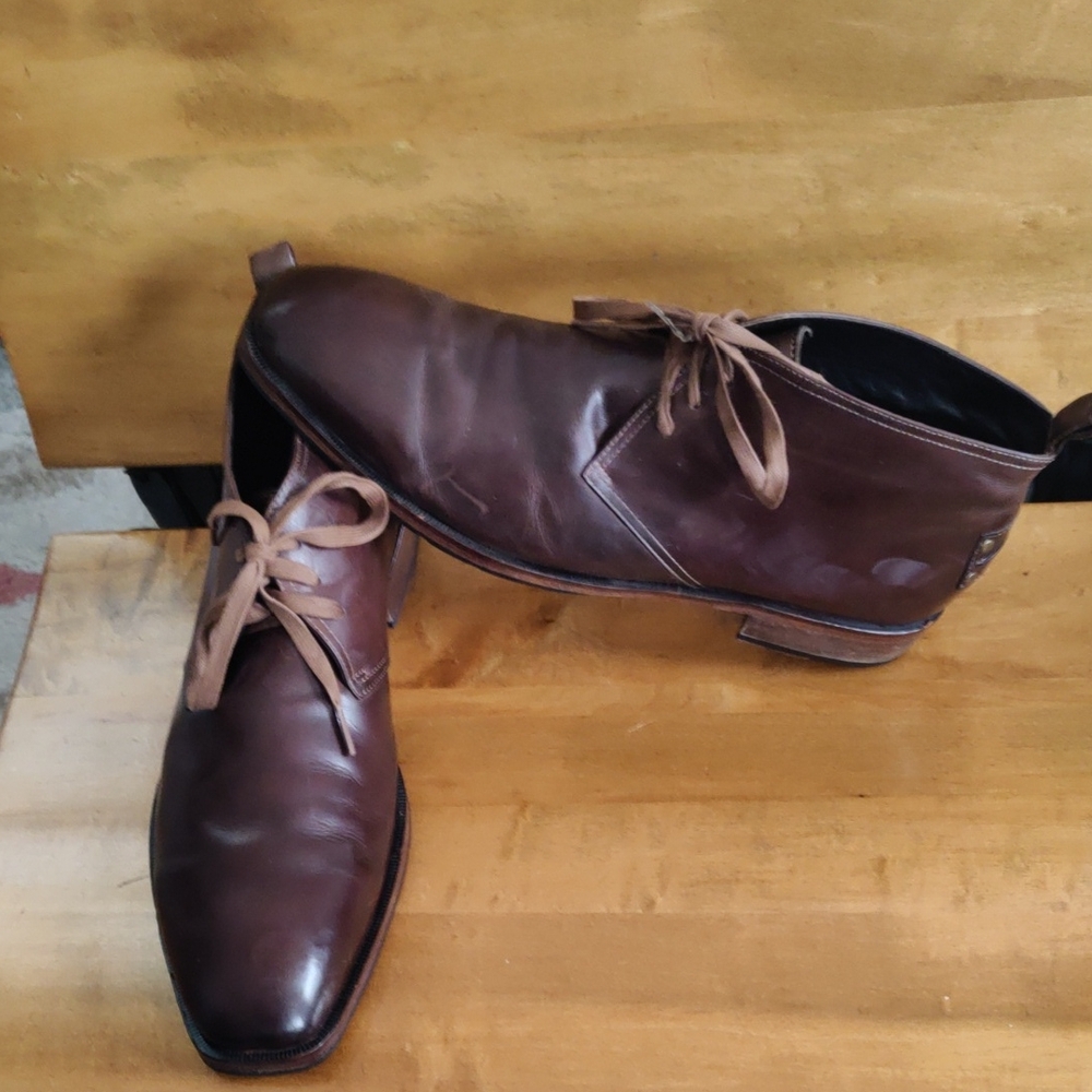 Gordon Rush Collection Sydney Model Chukka Boots In Expresso Colorway Size 13